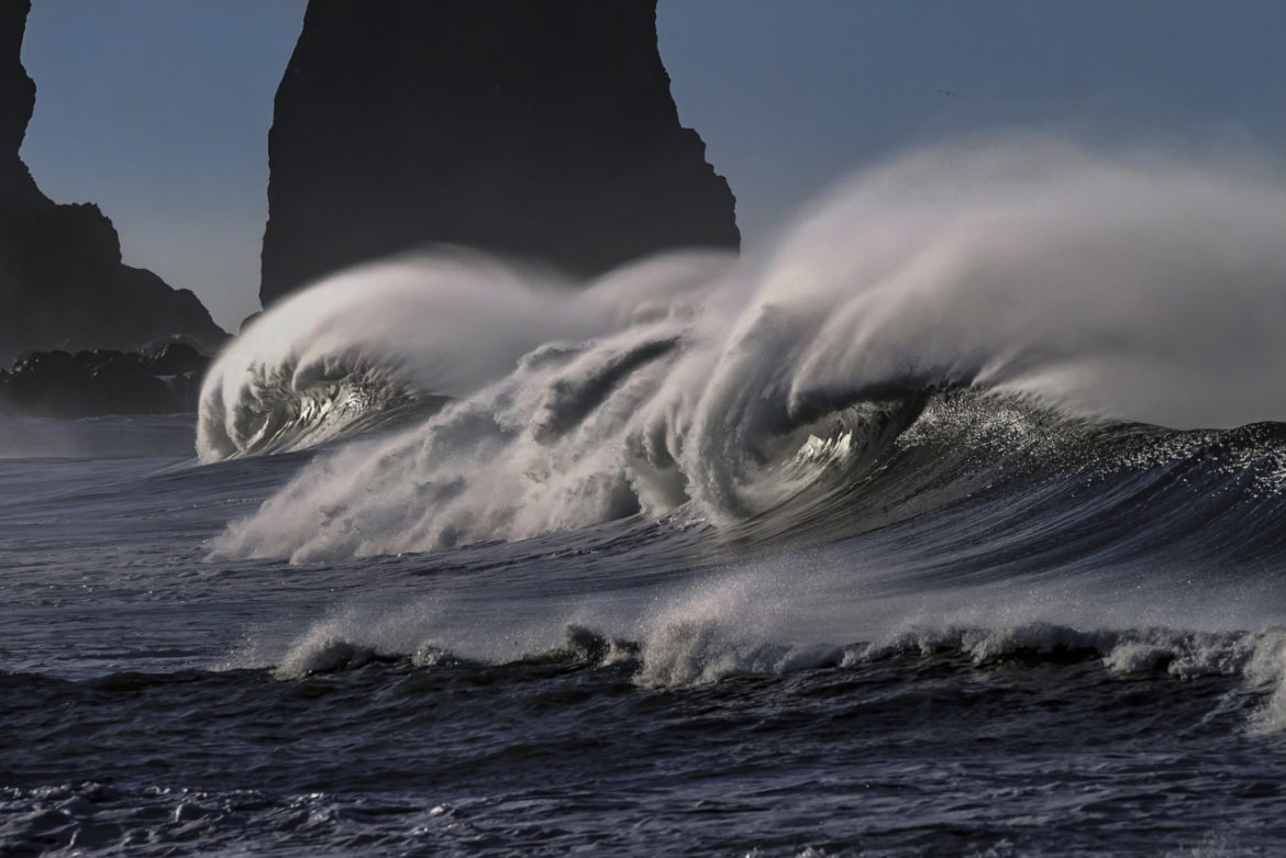 Na toll, die ersten Wellen erreichen die Küste >:-(